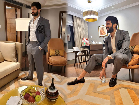 TheDeverakonda looks absolutely dapper in both formal and casual attires